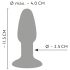 You2Toys - silikona anālais spraudnis (daudzkrāsains)