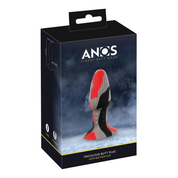ANOS - silikona anālais spraudnis (krāsains)