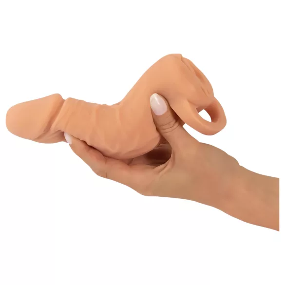 Nature Skin - dzimumlocekļa uzmava un mākslīgā maksts 18cm naturāla krāsa