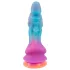 Beasty Cocks - silikona dildo ar citplanētiešu dizainu zils/oranžs