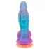 Beasty Cocks - silikona dildo ar citplanētiešu dizainu zils/oranžs