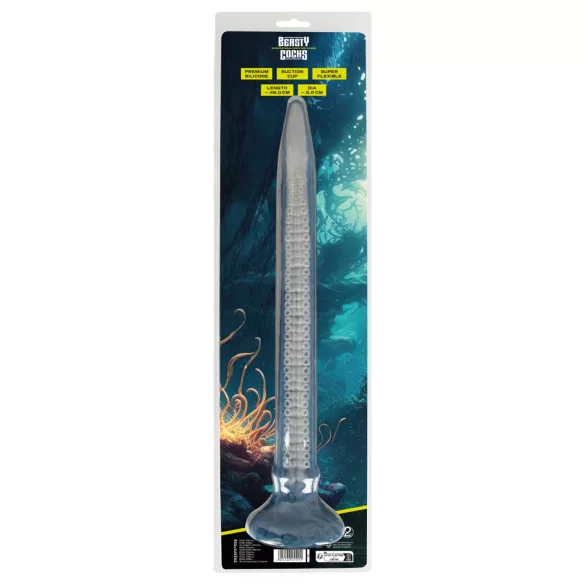 Beasty Cocks īpaši garš dildo zilā krāsā