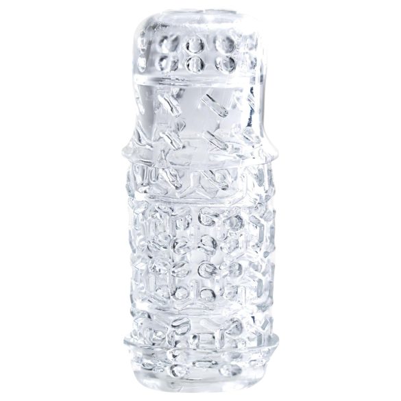 The Handy TrueGrip Gen 2 masturbators uzgalis caurspīdīgs