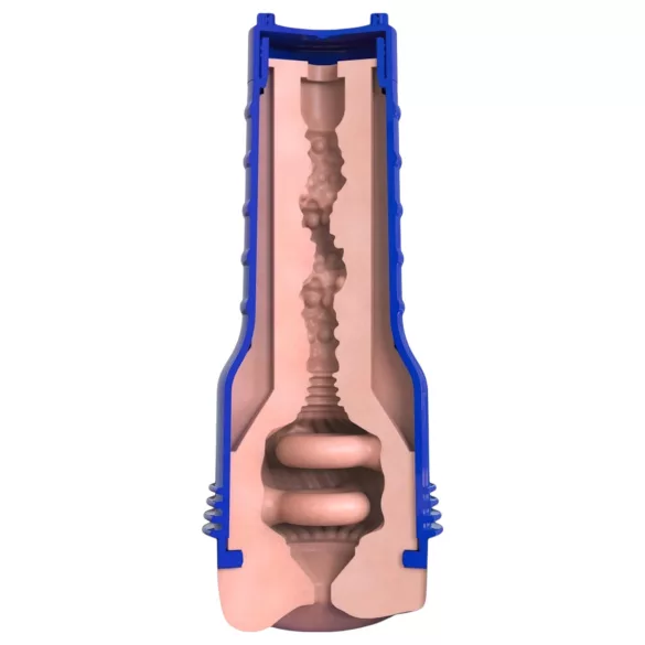 Fleshlight Boost Blast - vīriešu masturbators ar realistisku anālo atveri, bēšs