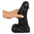 Realistixxx dildo ar sēkliniekiem 22 cm melns