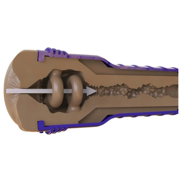 Fleshlight Boost Blast - anālais masturbators ar realistisku izskatu brūns