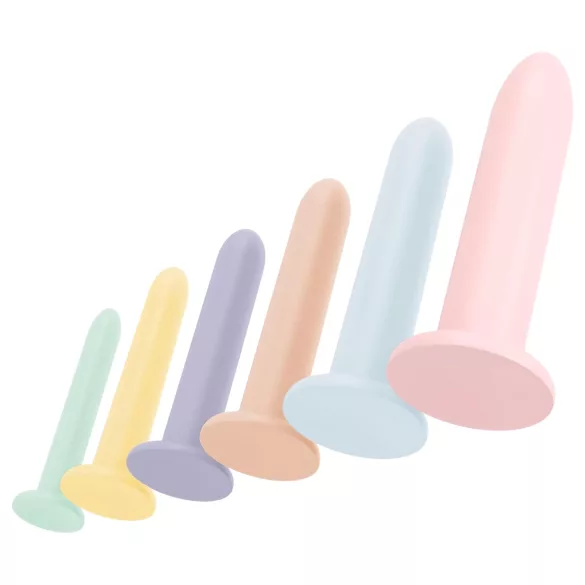 You2Toys - Six in a Row - dildo trenažieru komplekts - 6 gab. (krāsains)