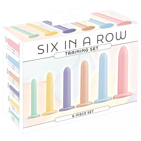 You2Toys - Six in a Row - dildo trenažieru komplekts - 6 gab. (krāsains)