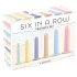 You2Toys - Six in a Row - dildo trenažieru komplekts - 6 gab. (krāsains)