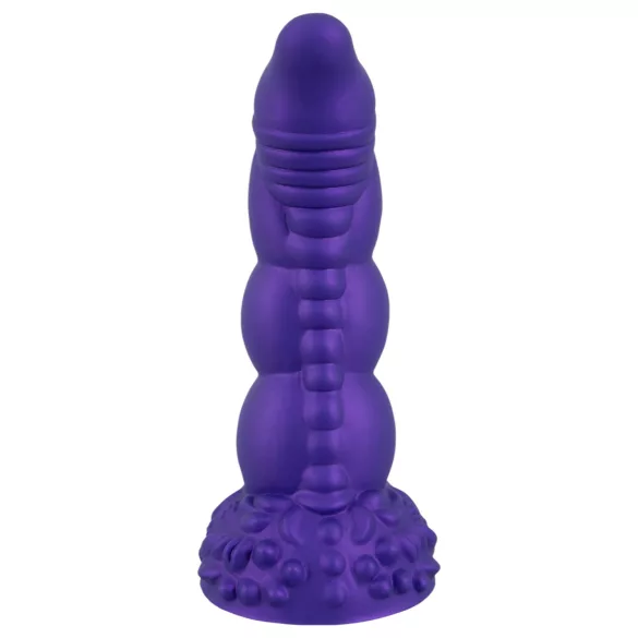 Beasty Cocks dildo ar ragiem lila silikonā