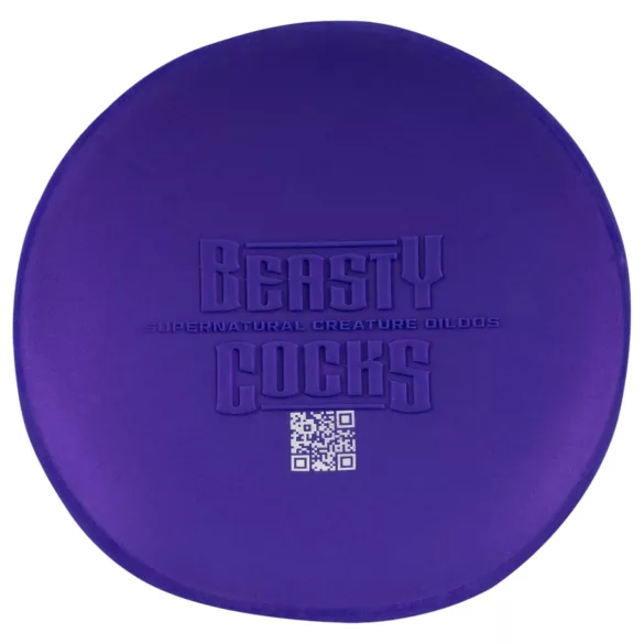 Beasty Cocks dildo ar ragiem lila silikonā