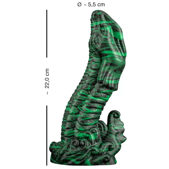 Beasty Cocks dildo dzimumlocekļa forma zaļš-melns