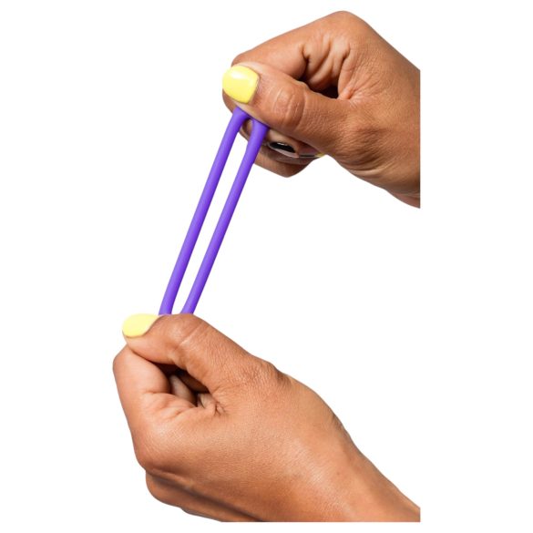 ROMP Remix Trio - vīriešu erekcijas gredzenu komplekts 3 gab. violets