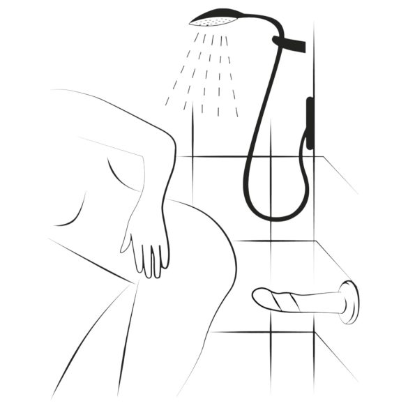 ROMP Dizi - silikona dildo elastīgs rozā-oranžs