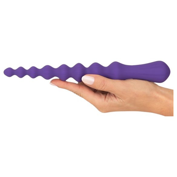 You2Toys - anālais dildo ar lodītēm, elastīgs, violets
