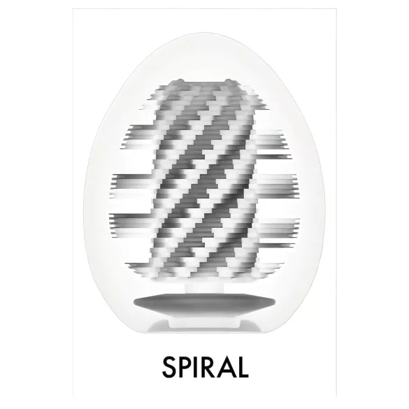 TENGA Egg Spiral Stronger - vīriešu masturbators olas forma (6 gab.)