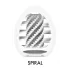 TENGA Egg Spiral Stronger - vīriešu masturbators olas forma (6 gab.)