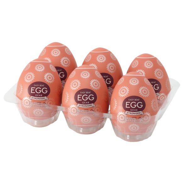 TENGA Egg Gear Stronger - masturbators vīriešiem, komplekts 6 gb