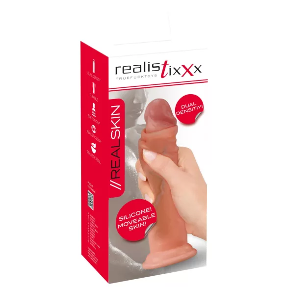 Realistixxx - realistisks divslāņu dildo naturāls