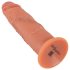 Realistixxx – dabīga izskata, divslāņu dildo (dabīgs tonis)