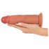 Realistixxx – dabīga izskata, divslāņu dildo (dabīgs tonis)
