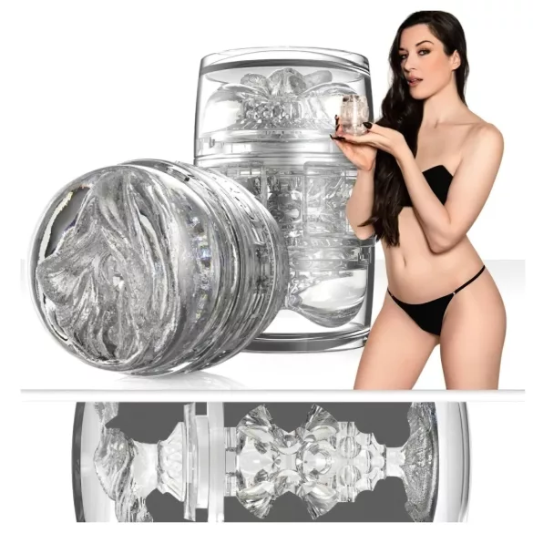 Fleshlight Quickshot Stoya - ceļojumu masturbators (caurspīdīgs)