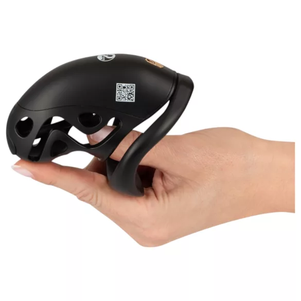 You2Toys - dzimumlocekļa būris ar plug-in, melns