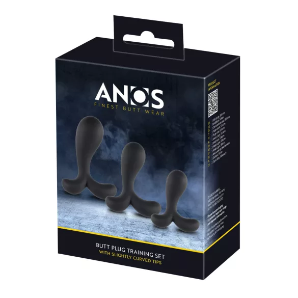 ANOS - anālais treniņu aizbāžņu komplekts melns
