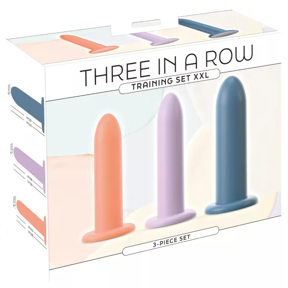 You2Toys - Three in a Row - dildo treniņu komplekts - 3 gab. (krāsains)