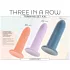 You2Toys - Three in a Row - dildo treniņu komplekts - 3 gab. (krāsains)