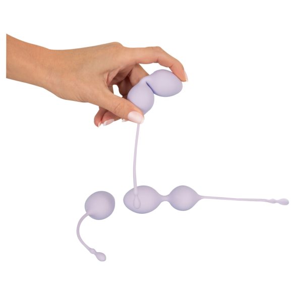 Beau Coeur Elorin - geišu bumbiņu treniņu komplekts 3 gab lila