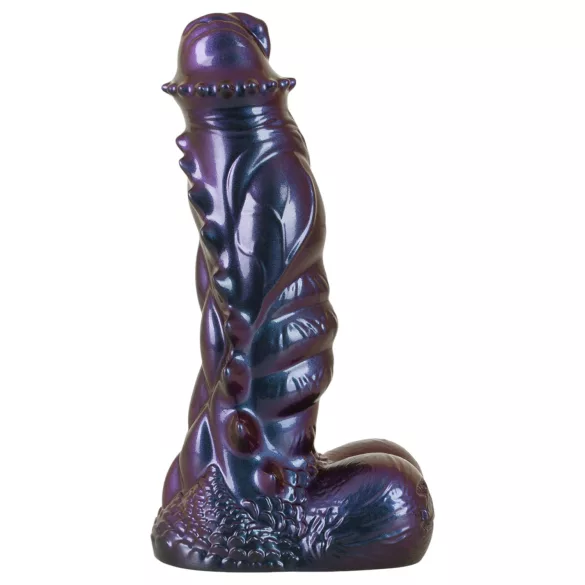 Beasty Cocks Tech-Zilla Bang - piesūcekņa monster dildo (violets)