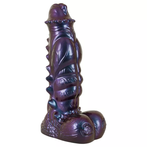 Beasty Cocks Tech-Zilla Bang - piesūcekņa monster dildo (violets)