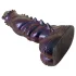 Beasty Cocks Tech-Zilla Bang - piesūcekņa monster dildo (violets)