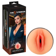   Rebel The V-Stroker Nicolette - reālistisks mākslīgās vagīnas masturbators (ķermeņa krāsas)