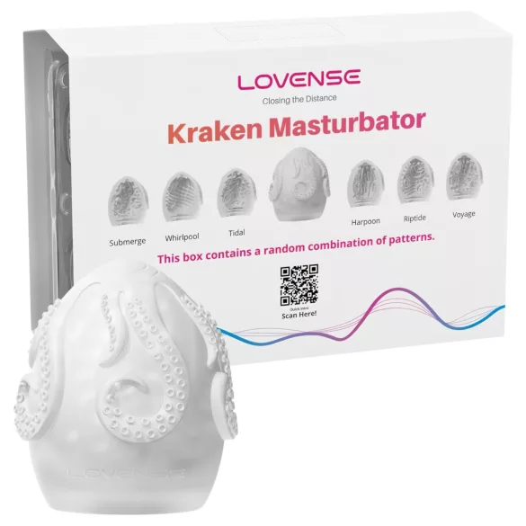 LOVENSE Kraken - masturbācijas ola - 6 gab. (balta)