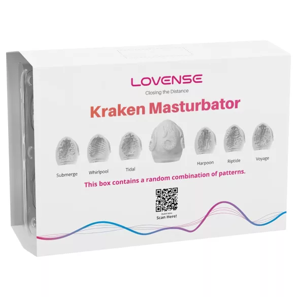 LOVENSE Kraken - masturbācijas ola - 6 gab. (balta)
