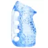 Fleshlight Fleshskins Grip Blue Ice - abos galos atvērts masturbators (zils)