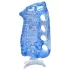 Fleshlight Fleshskins Grip Blue Ice - abos galos atvērts masturbators (zils)