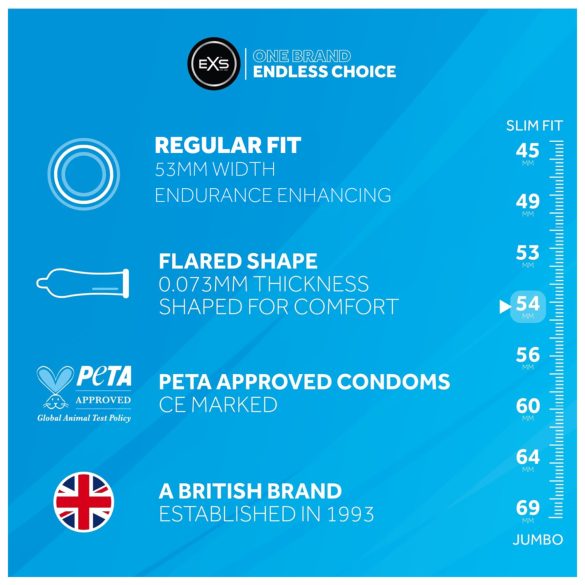 EXS prezervatīvi ar aizkavējošu efektu latekss 12 gab