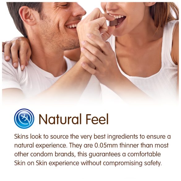 Skins - prezervatīvi ar šokolādes garšu 8 gab.