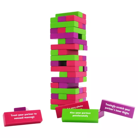 Play Wiv Me - galda spēle Jenga pieaugušajiem 54 gabali