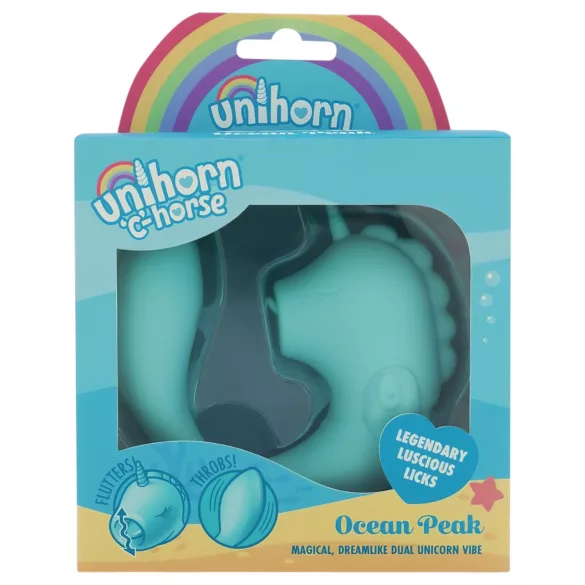 Unihorn C-Horse - G-punkta un klitora stimulatora vibrators (tirkīza)