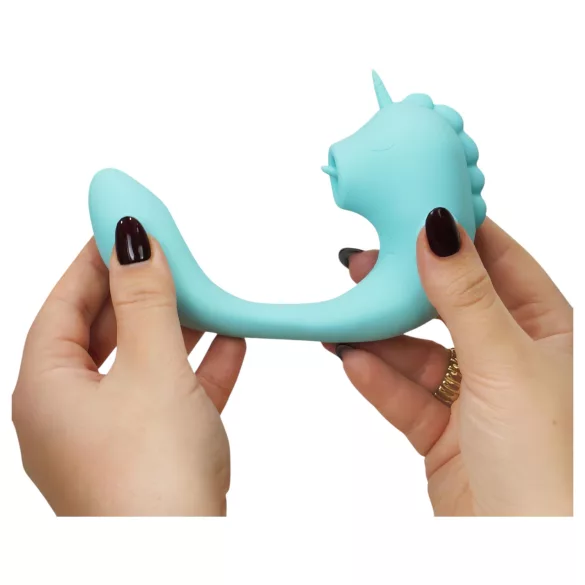 Unihorn C-Horse - G-punkta un klitora stimulatora vibrators (tirkīza)