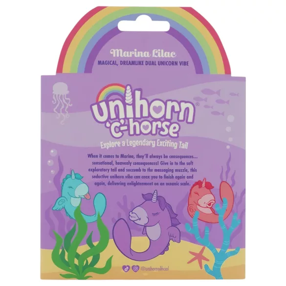 Unihorn C-Horse - G-punkta un klitora vibratoru masieris (violets)