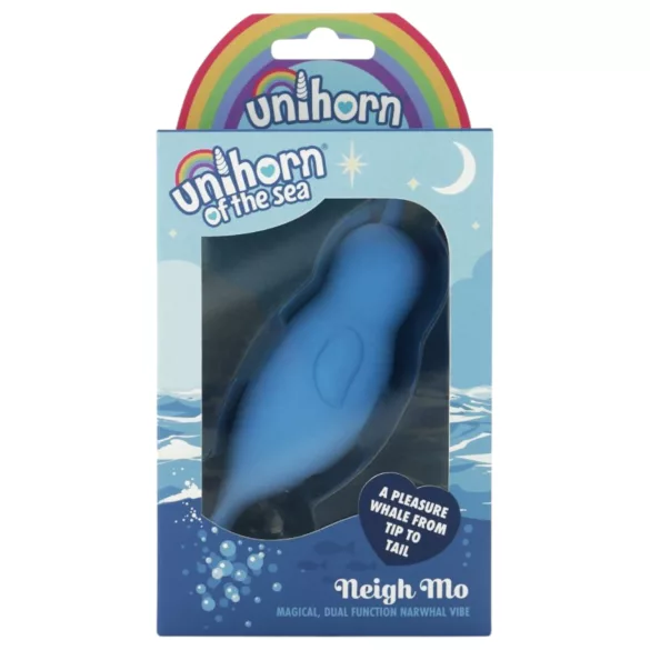 Unihorn Of The Sea - vibrējošs klitora stimulators uzlādējams zils