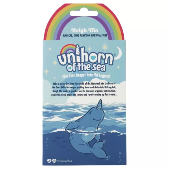 Unihorn Of The Sea - vibrējošs klitora stimulators uzlādējams zils