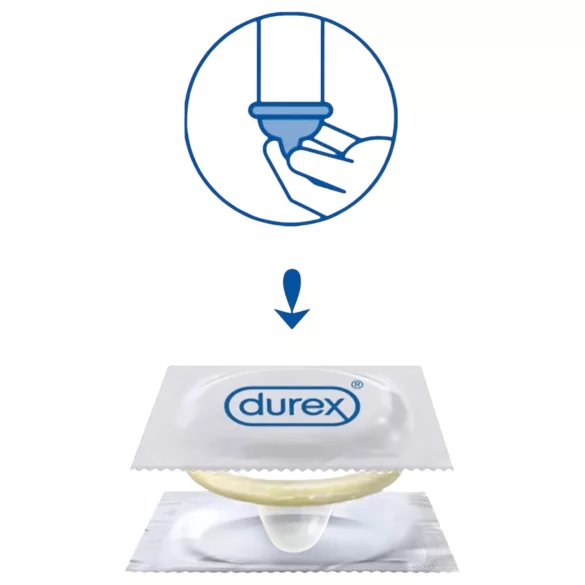 Durex Invisible Slim - prezervatīvi īpaši plāni 10 gab