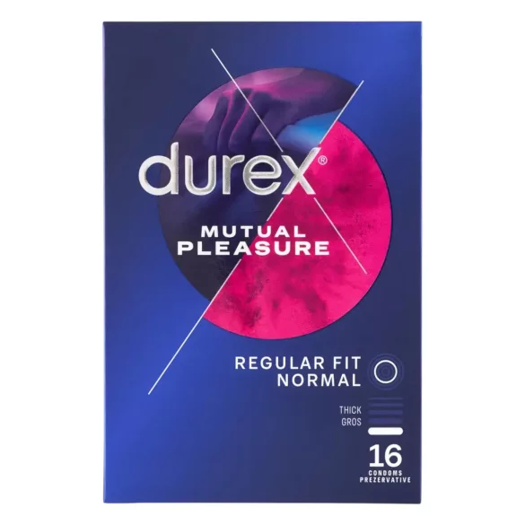 Durex Mutual Pleasure - kavējošie prezervatīvi (16 gab.)