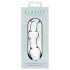 Clarity Utopian Mystique - rievots stikla anālais dildo (caurspīdīgs)